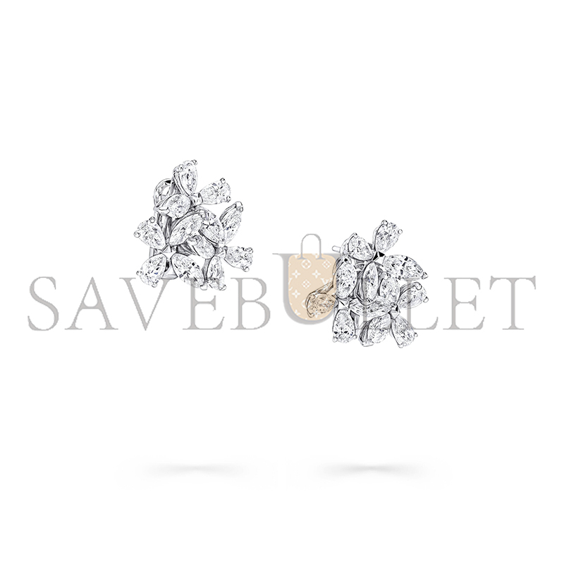 Gr*ff TRIPLE CLASSIC BUTTERFLY D1am0nd EARRINGS RGE1728